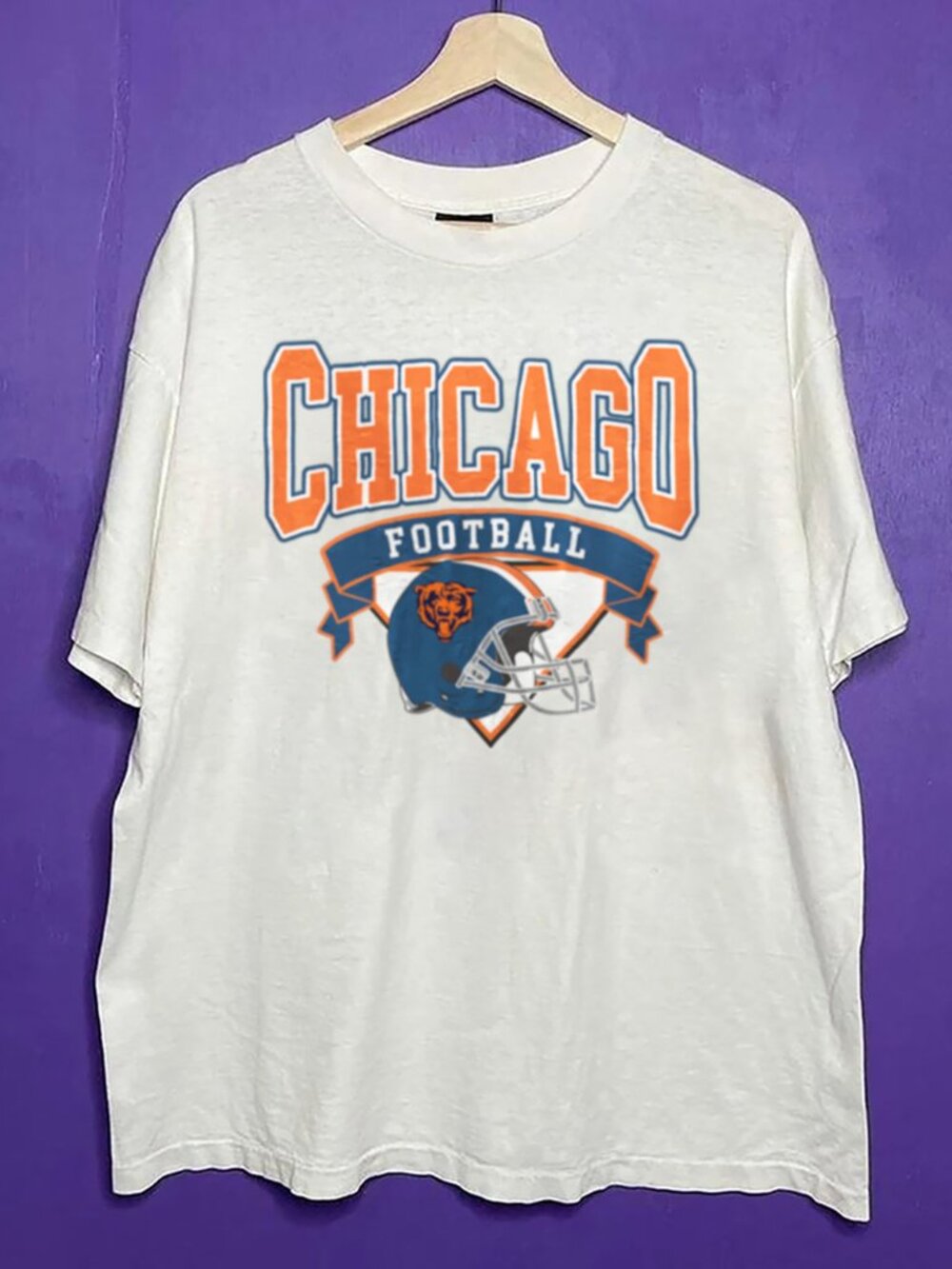 90s Vintage Chicago Bears Football Shirt, NFL Chicago Bears Men Women Shirt Tee